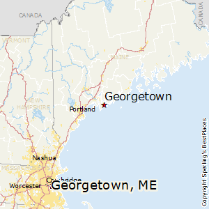 Georgetown,Maine Map