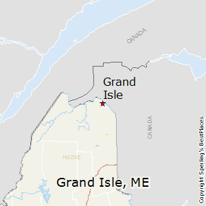Grand_Isle,Maine Map