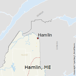 Hamlin,Maine Map