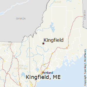 Kingfield,Maine Map