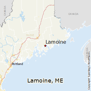 Lamoine,Maine Map