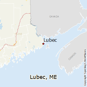 Lubec,Maine Map