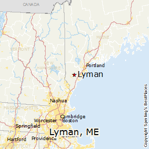 Lyman,Maine Map
