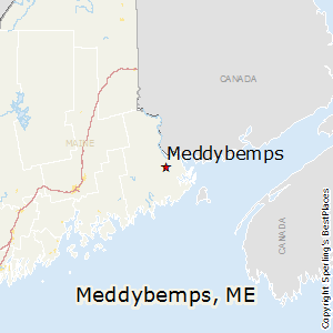 Meddybemps,Maine Map
