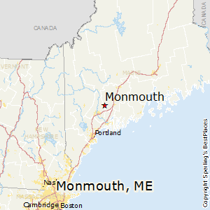 Monmouth,Maine Map