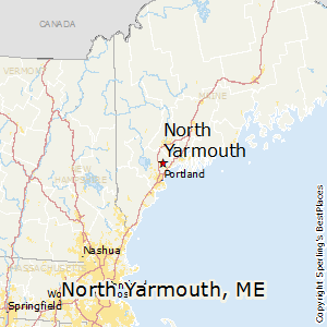 North_Yarmouth,Maine Map