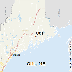 Otis,Maine Map