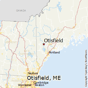Otisfield,Maine Map