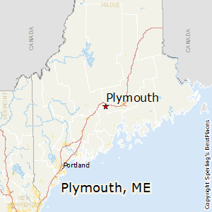 Plymouth,Maine Map