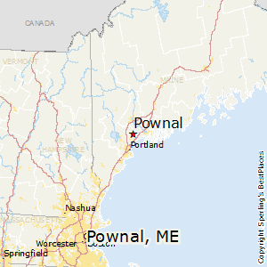 Pownal,Maine Map