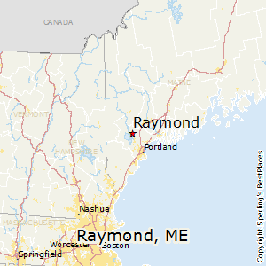 Raymond,Maine Map