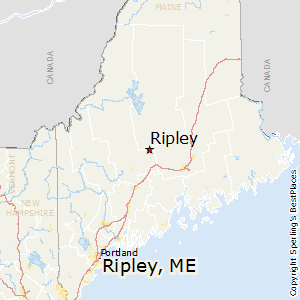 Ripley,Maine Map