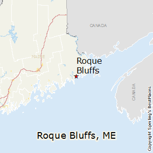 Roque_Bluffs,Maine Map