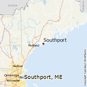 Southport,Maine Map