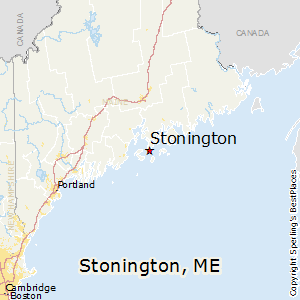 Stonington,Maine Map