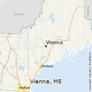 Vienna,Maine Map