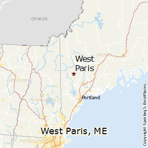 West_Paris,Maine Map