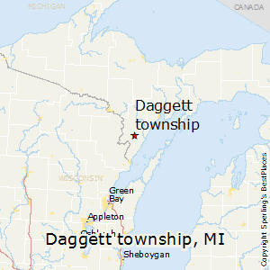 Daggett_township,Michigan Map