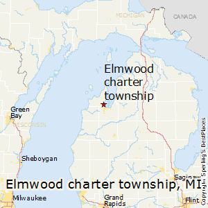 Elmwood_charter_township,Michigan Map