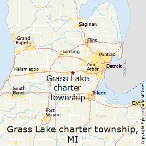 Grass_Lake_charter_township,Michigan Map