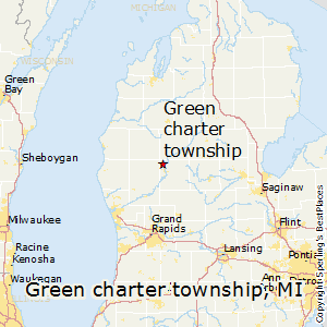 Green_charter_township,Michigan Map