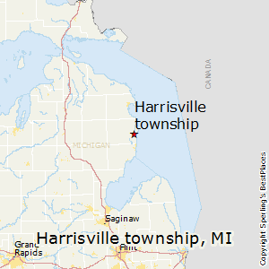 Harrisville_township,Michigan Map