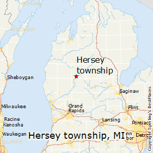 Hersey_township,Michigan Map