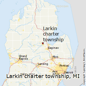Larkin_charter_township,Michigan Map