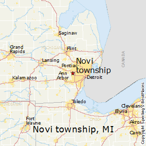 Novi_township,Michigan Map