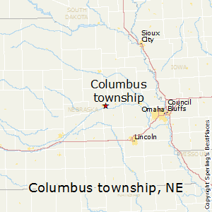 Columbus_township,Nebraska Map
