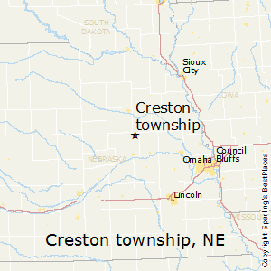 Creston_township,Nebraska Map