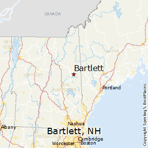 Bartlett,New Hampshire Map