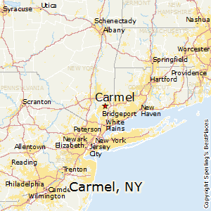 Carmel,New York Map
