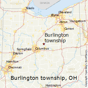 Burlington_township,Ohio Map
