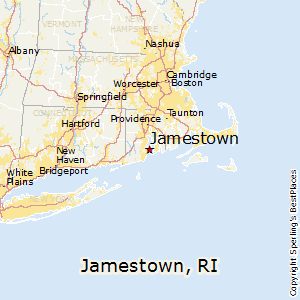 Jamestown,Rhode Island Map