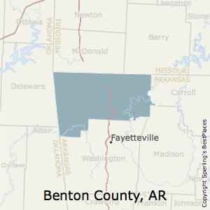 Benton,Arkansas County Map
