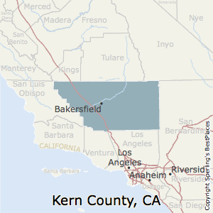 Kern,California County Map