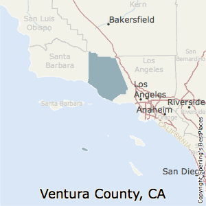 Ventura,California County Map