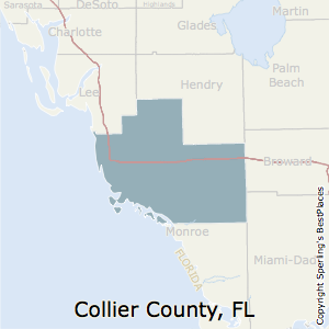 Collier,Florida County Map