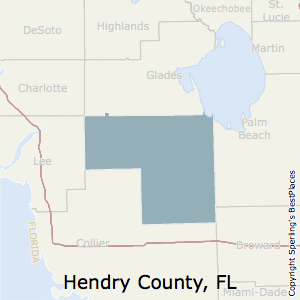 Hendry,Florida County Map