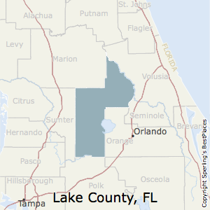 Lake,Florida County Map