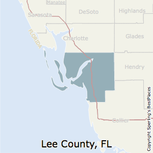 Lee,Florida County Map
