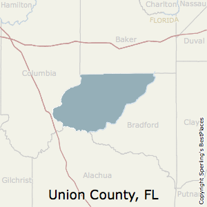 Union,Florida County Map