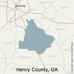Henry,Georgia County Map