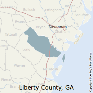 Liberty County Ga Map Best Places To Live In Liberty County, Georgia