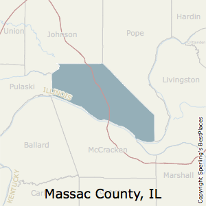 Massac,Illinois County Map