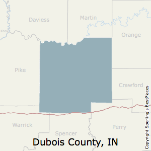 Dubois,Indiana County Map