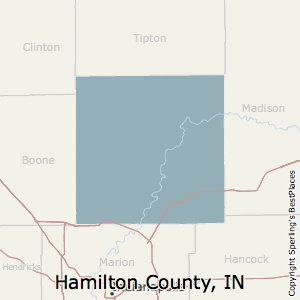 Hamilton,Indiana County Map