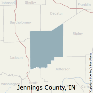 Jennings,Indiana County Map