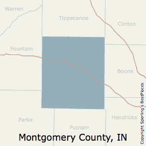 Montgomery,Indiana County Map